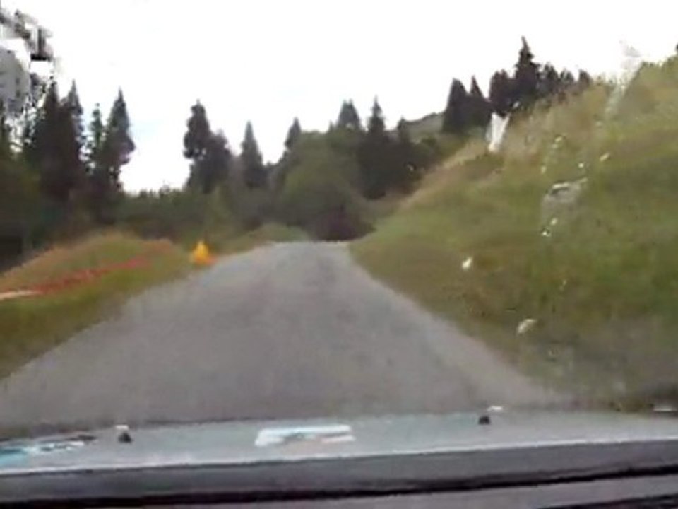 equipage gracial/delacour rallye du mont blanc 2011 es samoens morzine via le col de joux plane es 9 2eme temps supercoupe swift