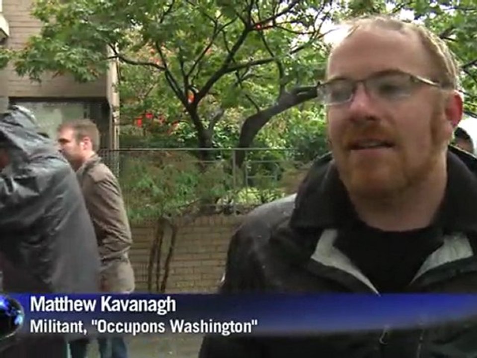 "Robin des bois avait raison, taxons les riches !", scandent les indignés de Washington