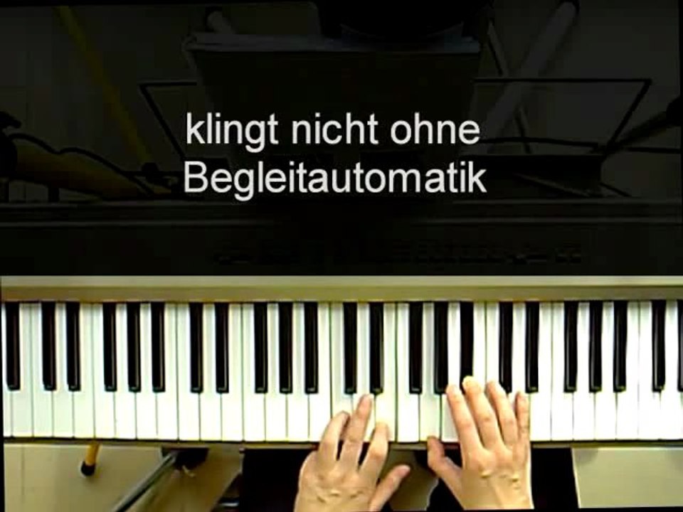 Klavier lernen: Videoauszug zu Band II, Vierklänge mit ...