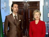 Hilary Clinton reçoit Motassim kadhafi à Washington