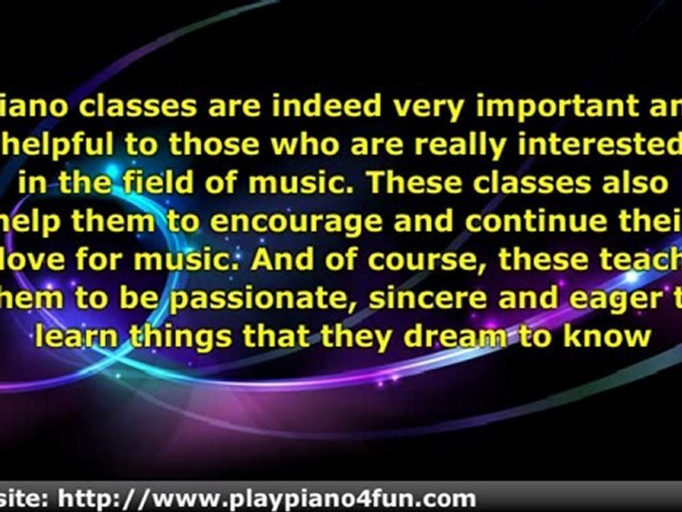Piano Classes for Everyone