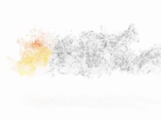 Health in your hands particle effect logo