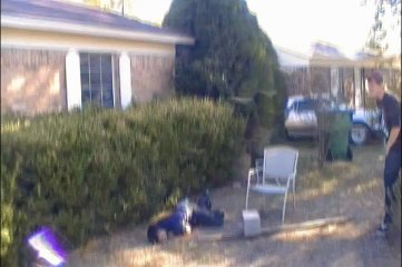 Double nutshot off roof ends badly