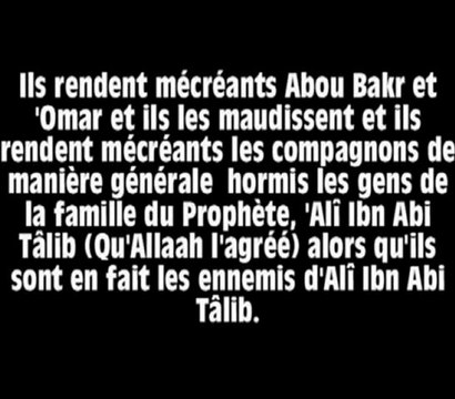 Les Shi'as Rafidha ne sont pas nos frères ! Sheykh Al-Fawzân