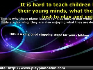Piano Lesson for Kids