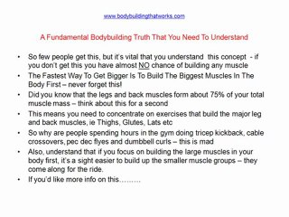 The Essential Bodybuilding Tip Everyone Overlooks 💪