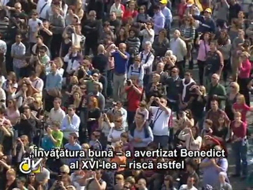 Papa: Isus este unicul şi adevăratul nostru Învăţător