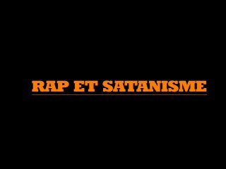 Le rap du diable