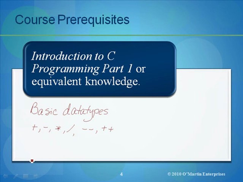 Course Introduction: Introduction to C Programming Part ...