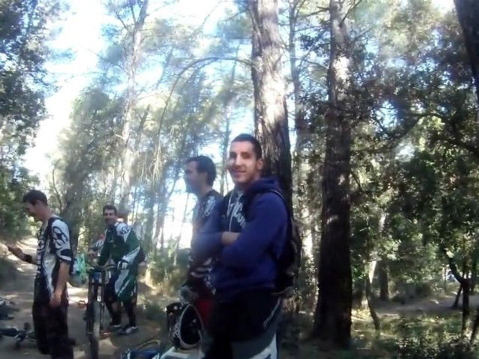 vtt var : jumping dans le var : Chapitre 1-- la Mauniere--carces