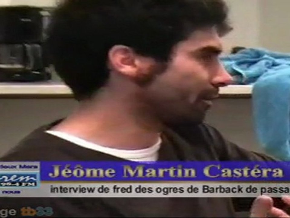 Rencontre avec fred du groupe ogres de Barbarck en concert au rocher de Palmer cenon