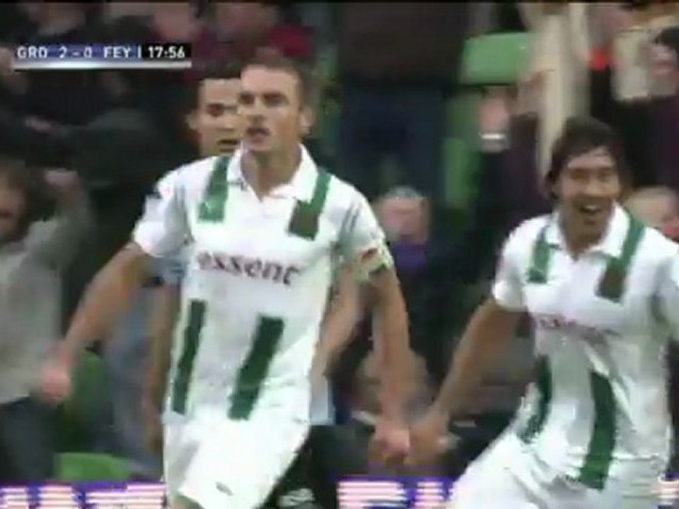 Eredivisie: FC Groningen 6 - 0 Feyenoord