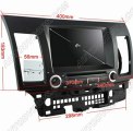DVD GPS player with SWC iPod BT for MITSUBISHI LANCER reviews