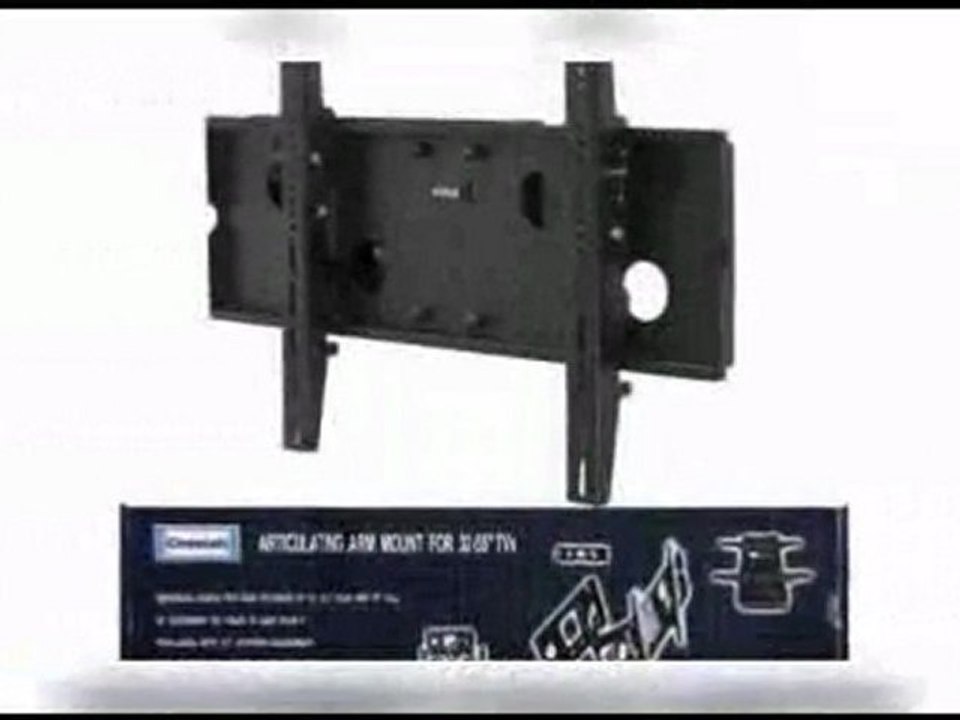 Cheetah Mounts 23"-55" Articulating LCD TV Wall Mount Bracket with Full Motion Swing Out Tilt & Swivel Dual Arms for Flat Screen