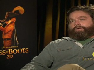 Zach Galifianakis talks 'Puss in Boots' | BlackTree TV