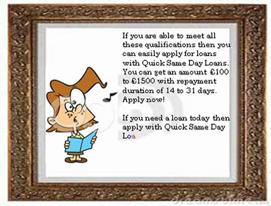 I Need A Loan Today