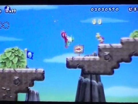 W.T new super mario bros wii part 25:(bonus)le monde 6