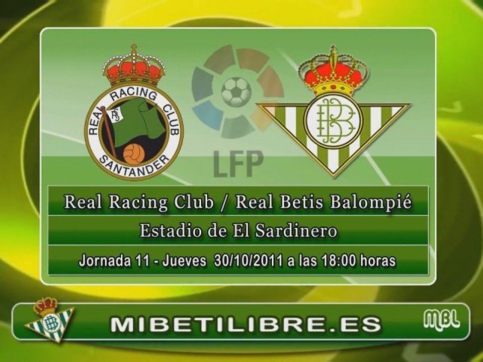 Real Racing Club - Real Betis Balompié 30/10/2011