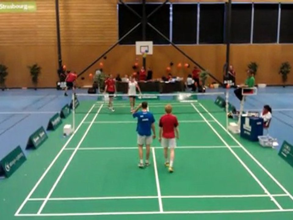 Finale DH A Strasbourg octobre 2011 début du 1er set