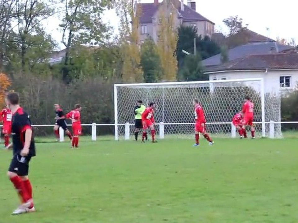 Championnat : Chateau Salins - FC Longeville (Le but de Longeville)