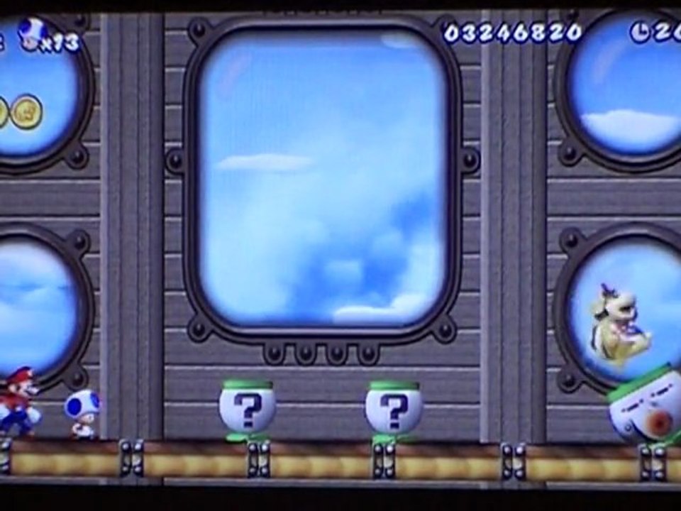 W.T new super mario bros wii part 27:(bonus)le monde 6 part 3