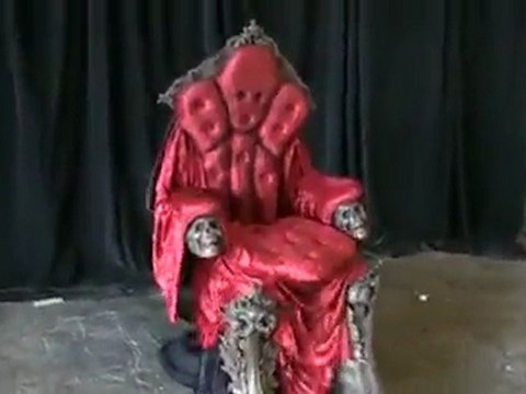 Costume de chaise vivante pour Halloween