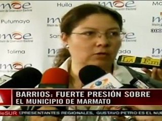 Observadores electorales colombianos denuncian anomalías