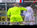 Catania: i gran gol di Spinesi, Vargas e Capuano contro il Milan