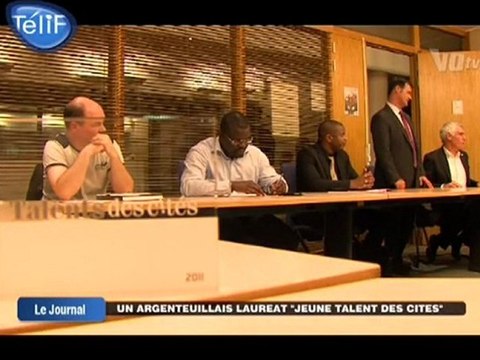 Lauréat du concours « Jeune Talent des Cités » (Argenteuil)