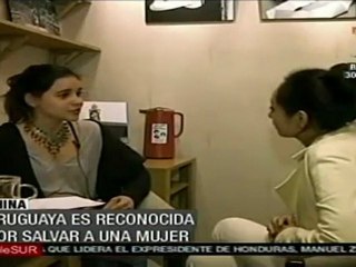 Uruguaya rescate a una mujer que se ahogaba en Shangai