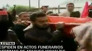 Cientos de palestinos asisten a funerales de nuevas víctimas