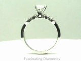 FDENS3043HT  Prong Set Petite Heart Diamond Bridal Wedding Rings Set