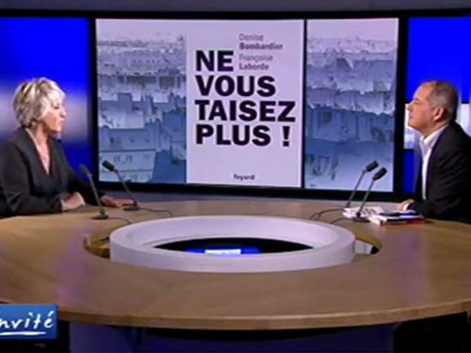Denise Bombardier: "Anne Sinclair n'est pas un exemple à suivre pour les femmes"