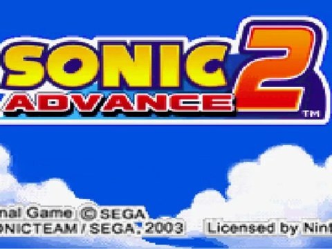 test : sonic advance 2 (GBA)