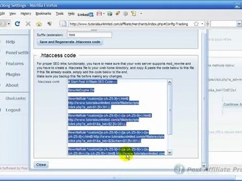 Post Affiliate Pro – Tracking Settings