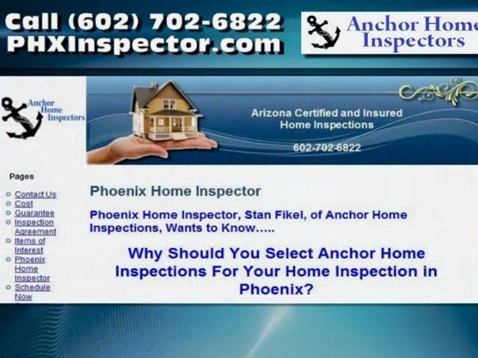 Home Inspection Phoenix AZ Anchor Inspections