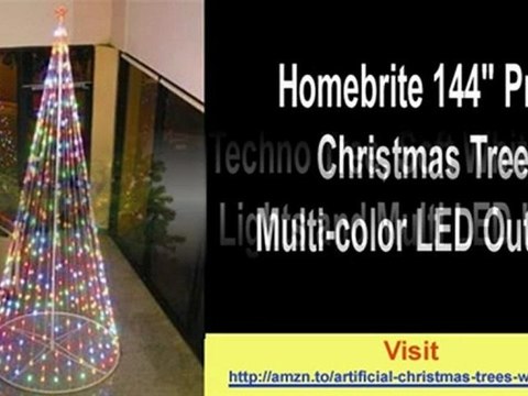 Artificial Christmas Trees with lights for Xmas