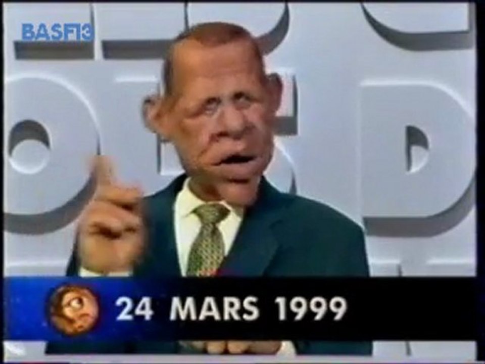 Extrait De l'emission LES GUIGNOLS DE L'INFO Mars 1999 Canal+