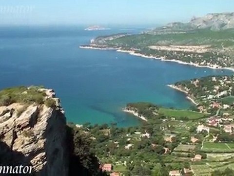 Cassis vue du Cap Canaille (et du Mont de la Saoupe)