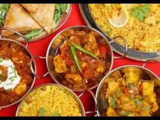 Rupinder Singh Khurana with Indian Food in London, UK