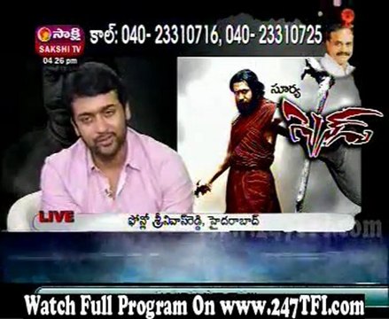 Sakshi TV Chit Chat With Hero Surya Part 3 [ 247TFI.com]