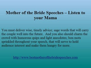 Wedding Toasts Mother of Bride Needs to Write for Her Daughter’s Wedding
