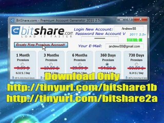 BitShare - Premium Account Generator 2011 2.5v
