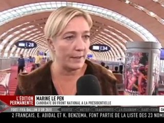 Démocratie - Marine Le Pen soutien les Grecs !