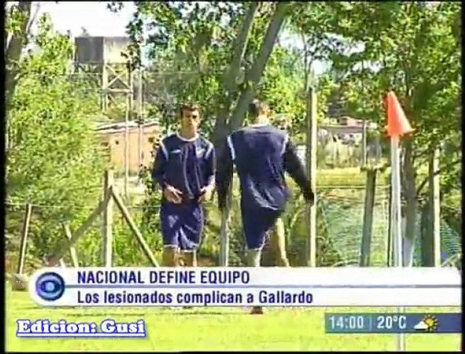 Nacional define equipo