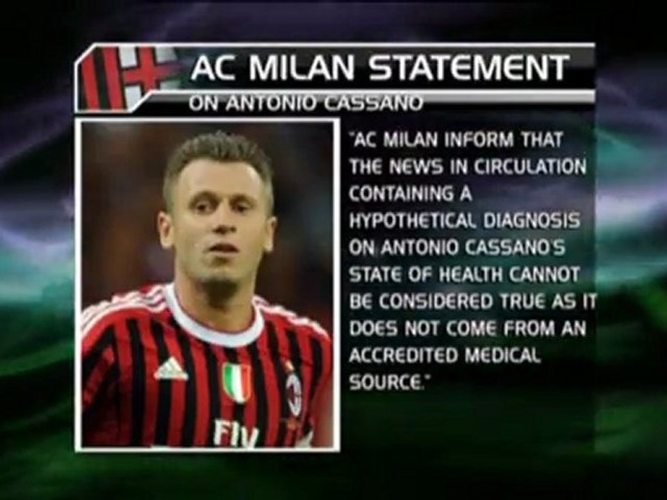 Cassano auf dem Weg der Besserung