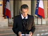 Nicolas Sarkozy réagit au référendum en Grèce
