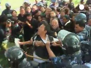 Nepal cracks down on Tibetan rights protest