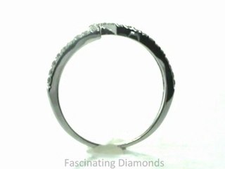 FDENS3007B  Round Diamond Zee Shaped Matching Anniversary Band