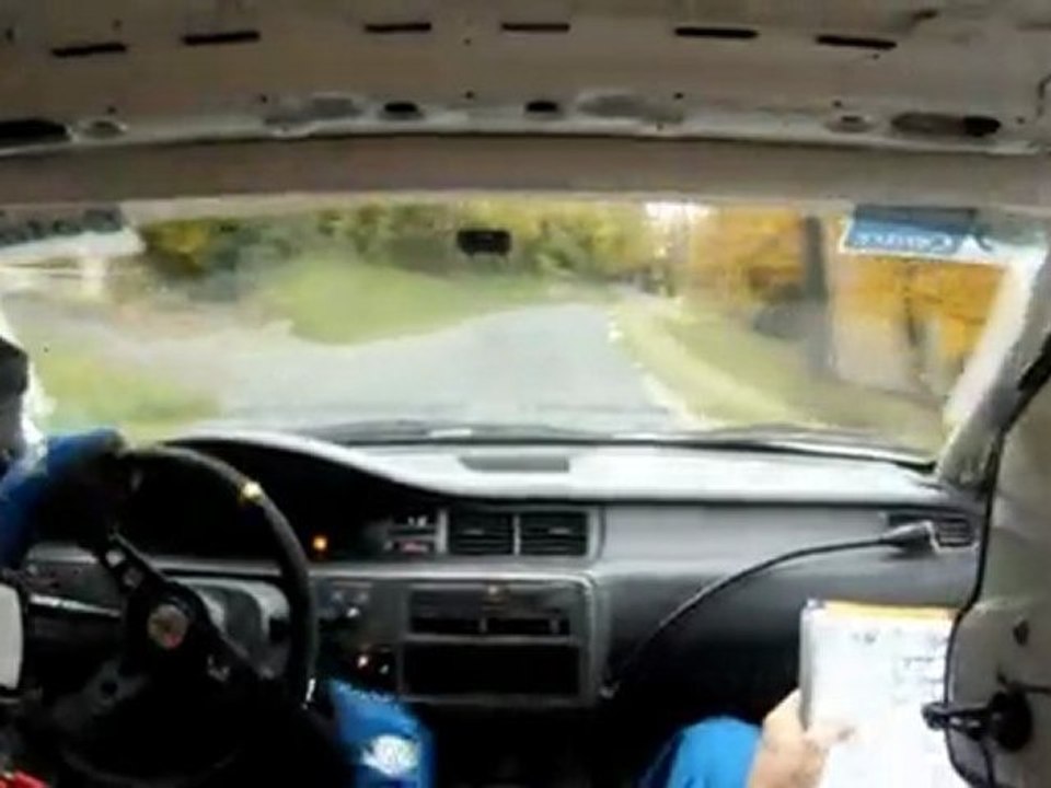 Rallye de l'indre 2011 es4 Honda Civic N2